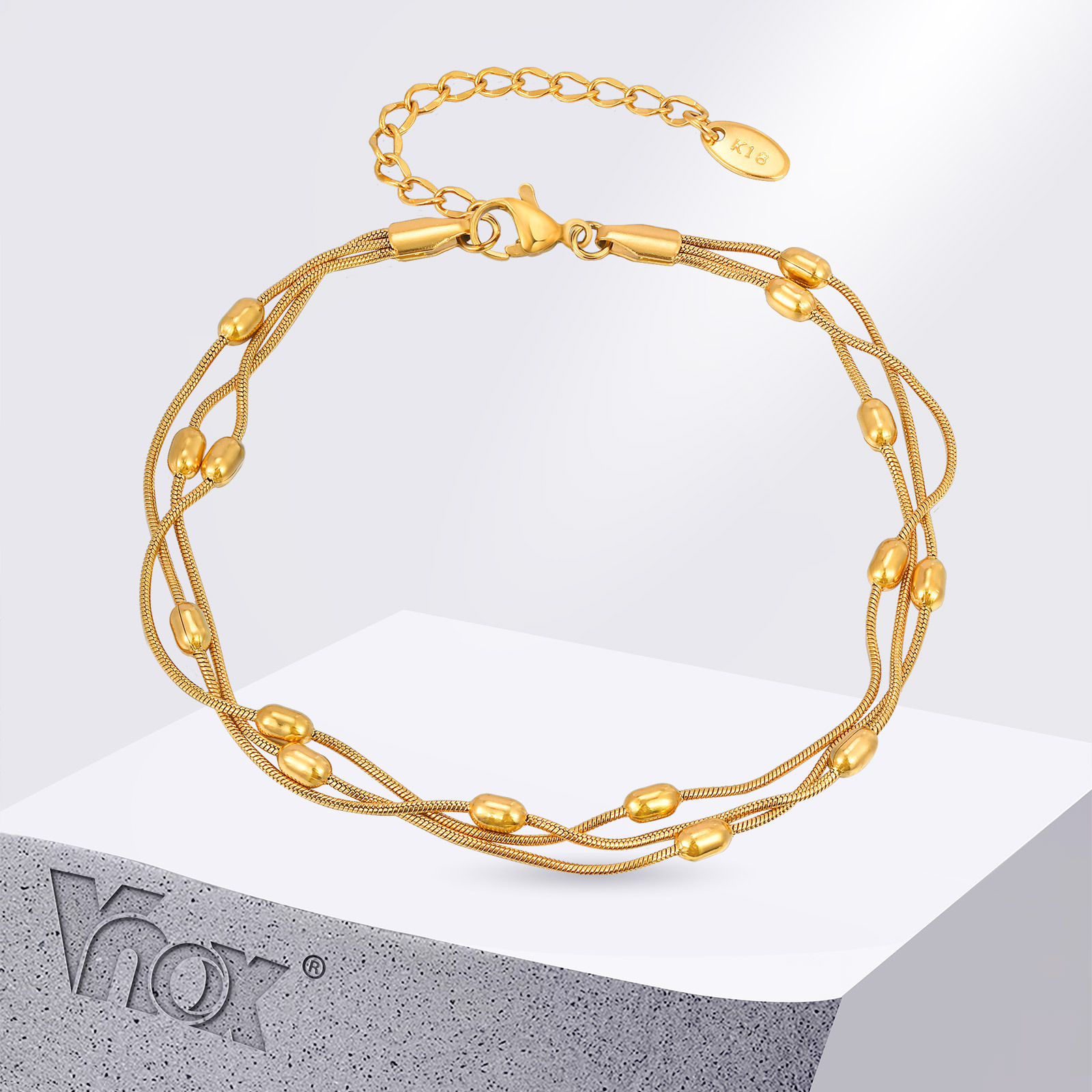Jc Jewelry & Watches Photos - Vnox Zomer Roestvrij Staal Drielaags Snake