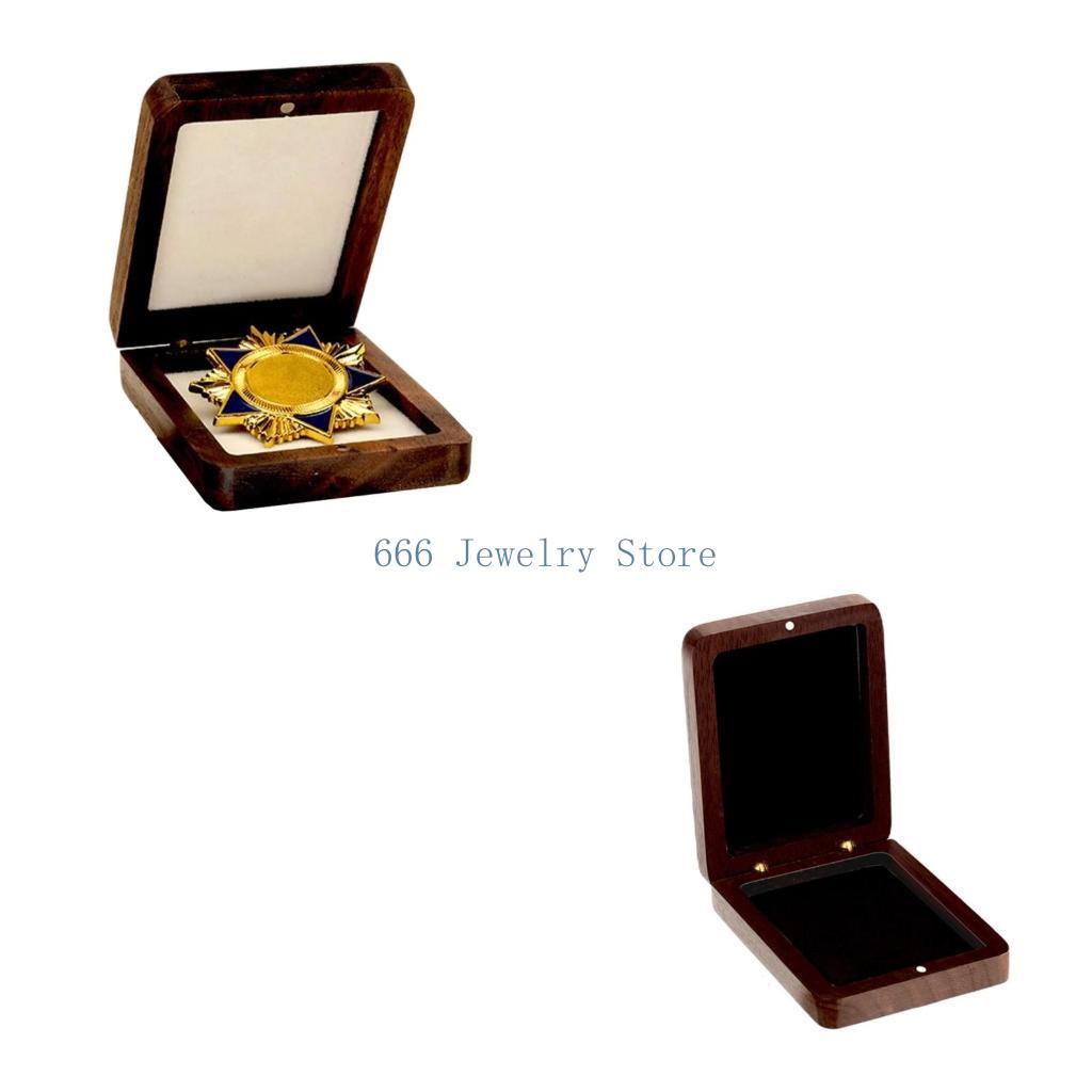 Collectors Coins Jewelry & Watches Of Smithtown Photos - F2TD Houten badgehouder Houten medailles Opslagcontainer