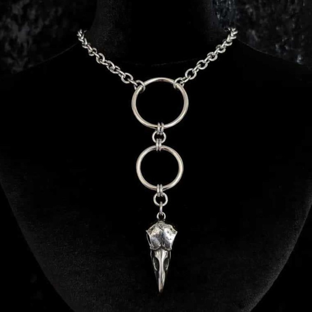 Gothic Skull Ring - Nieuwe gotische persoonlijkheid roestvrijstalen schedel puntige