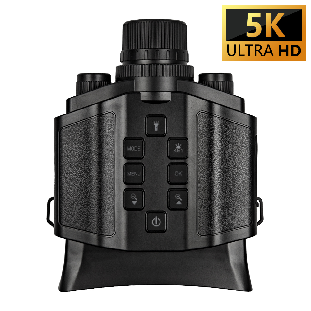 Watches & Jewelry Tsukiu - 60MP 5K infrarood nachtzichtkijker met zaklampcamera
