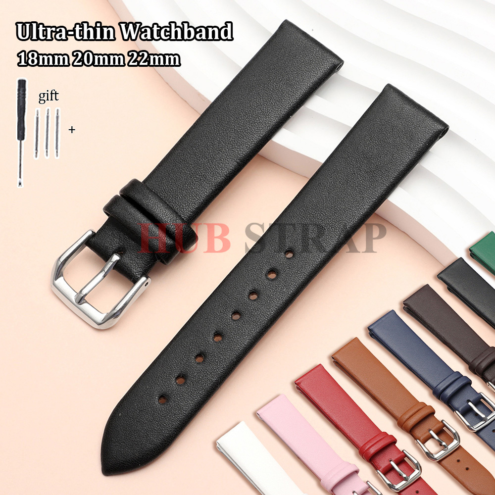 Daniel Wellington Watches & Jewelry Online Store - 18mm 20mm 22mm Lederen Horlogeband voor