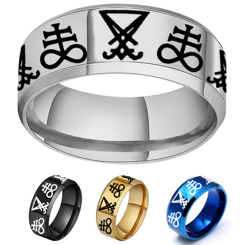 Vintage Gotische Lucifer Zegel - Mens Signet Ring recensie en prijs