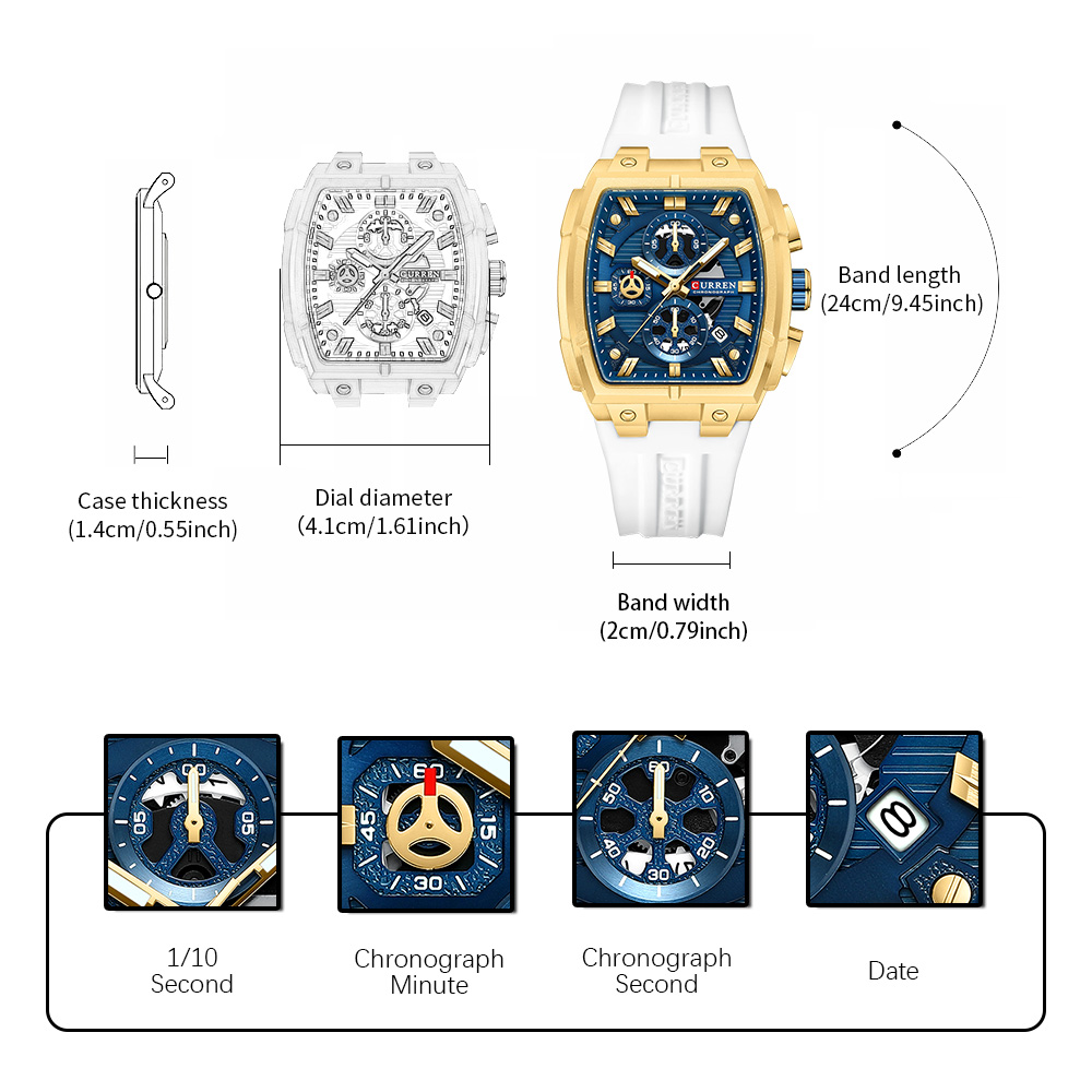 CURREN Luxe vintage horloge vo - Jewelry For Watches recensie en prijs