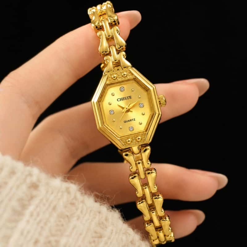 Vintage achthoekige wijzerplaa - Vintage Jewelry Watches Women recensie en prijs