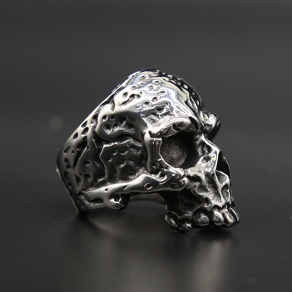 Gothic 316L Rvs Skull Ring Sie - Gothic Skull Ring recensie en prijs
