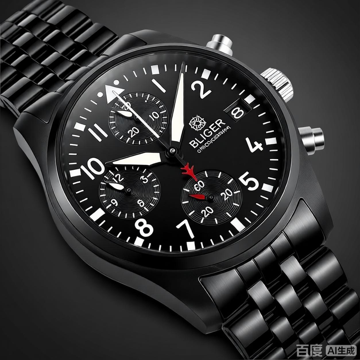 BLIGER Volledig zwart geborste - Jewelry For Watches recensie en prijs