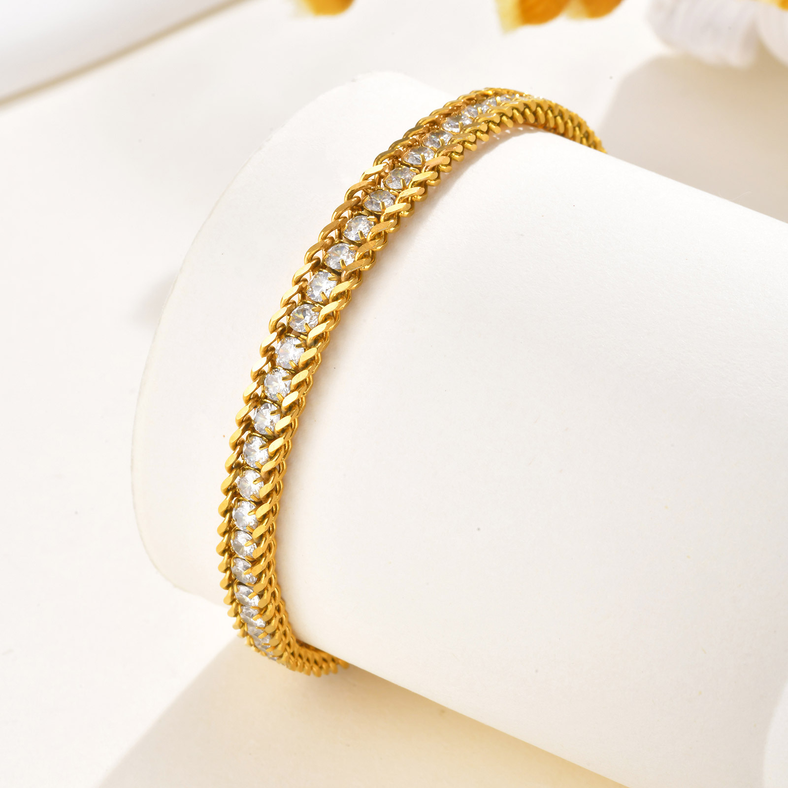 Vnox roestvrij staal witte zir - Jc Jewelry & Watches Photos recensie en prijs