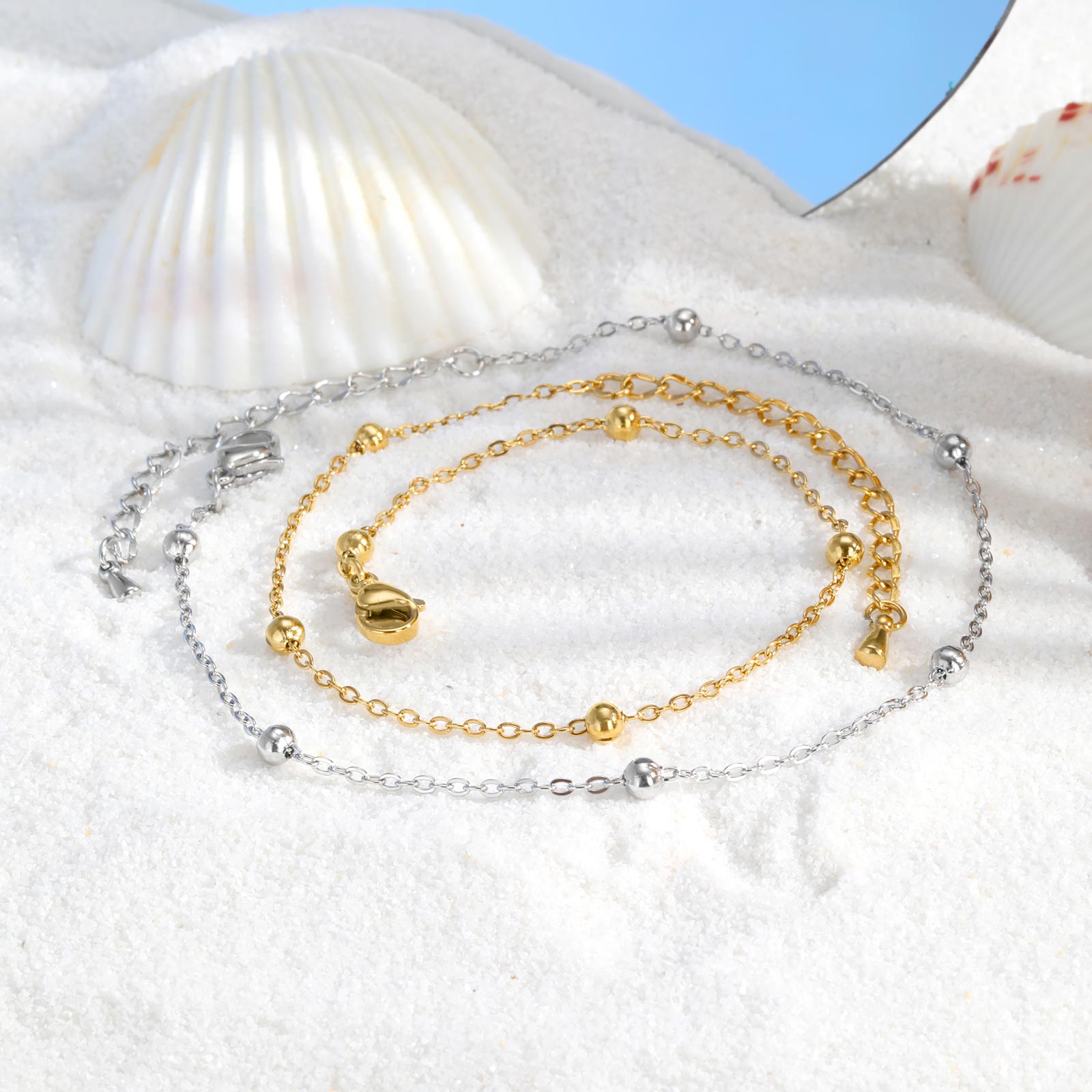 Roestvrij stalen kralenketting - Jc Jewelry & Watches Photos recensie en prijs